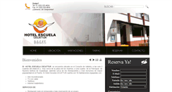 Desktop Screenshot of hotelescuelacecattur.org